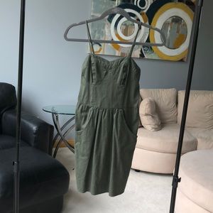 Army green dress